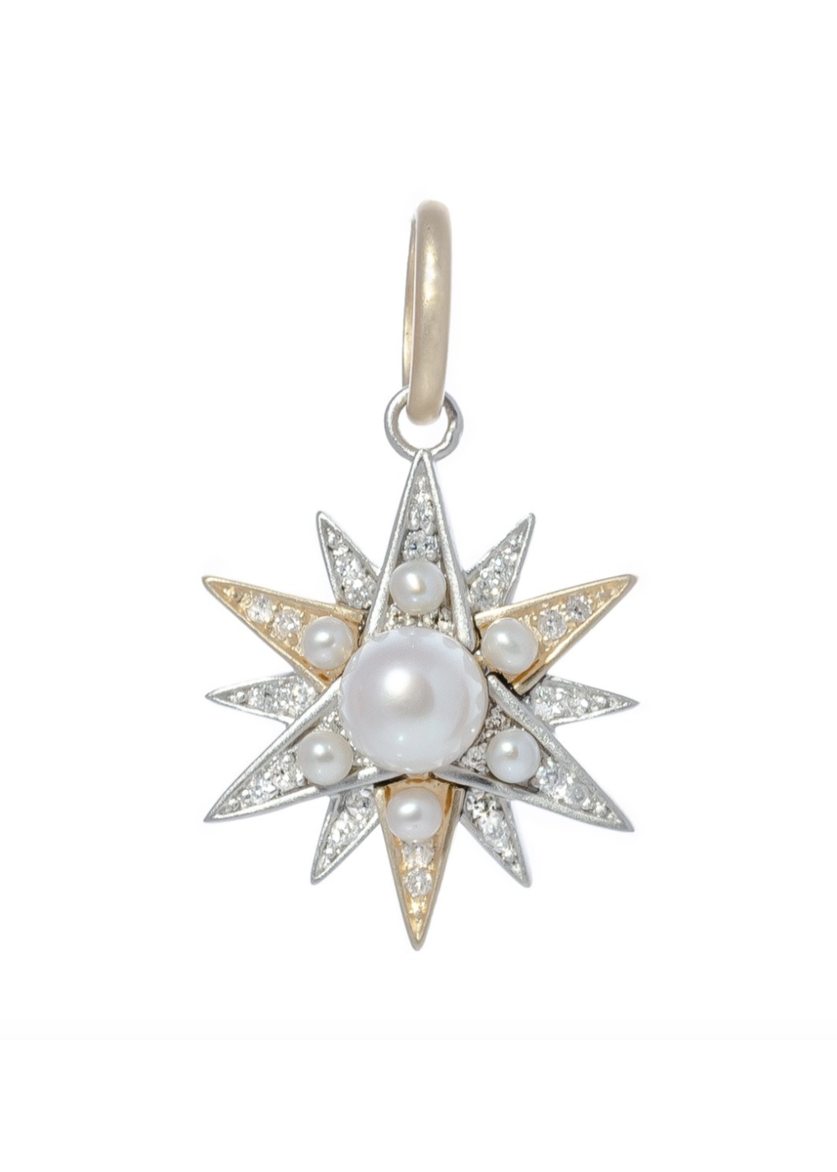 Liza Beth Pearl & Diamond Star Charm