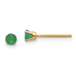 Jill Alberts Emerald Stud Earrings