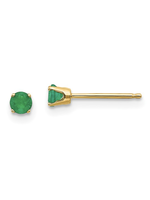 Jill Alberts May Emerald Stud Earrings