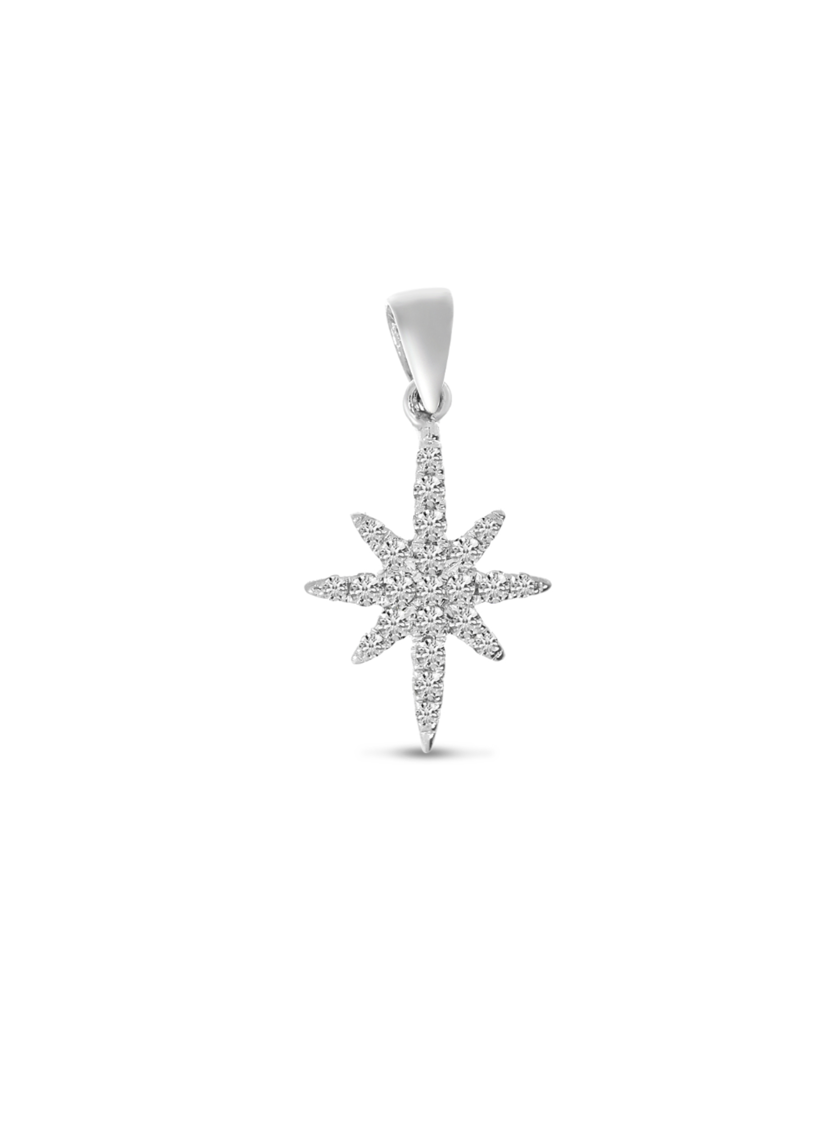 Jill Alberts Small Diamond Starburst Pendant