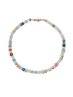 Scosha Candy Gem Necklace in Rainbow