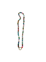 Jill Alberts Ethiopian Blue Opal Necklace with Enhancer