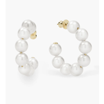 Melinda Maria Life's A Ball Pearl Hoops