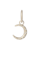 Liza Beth Small Crescent Moon with Diamonds