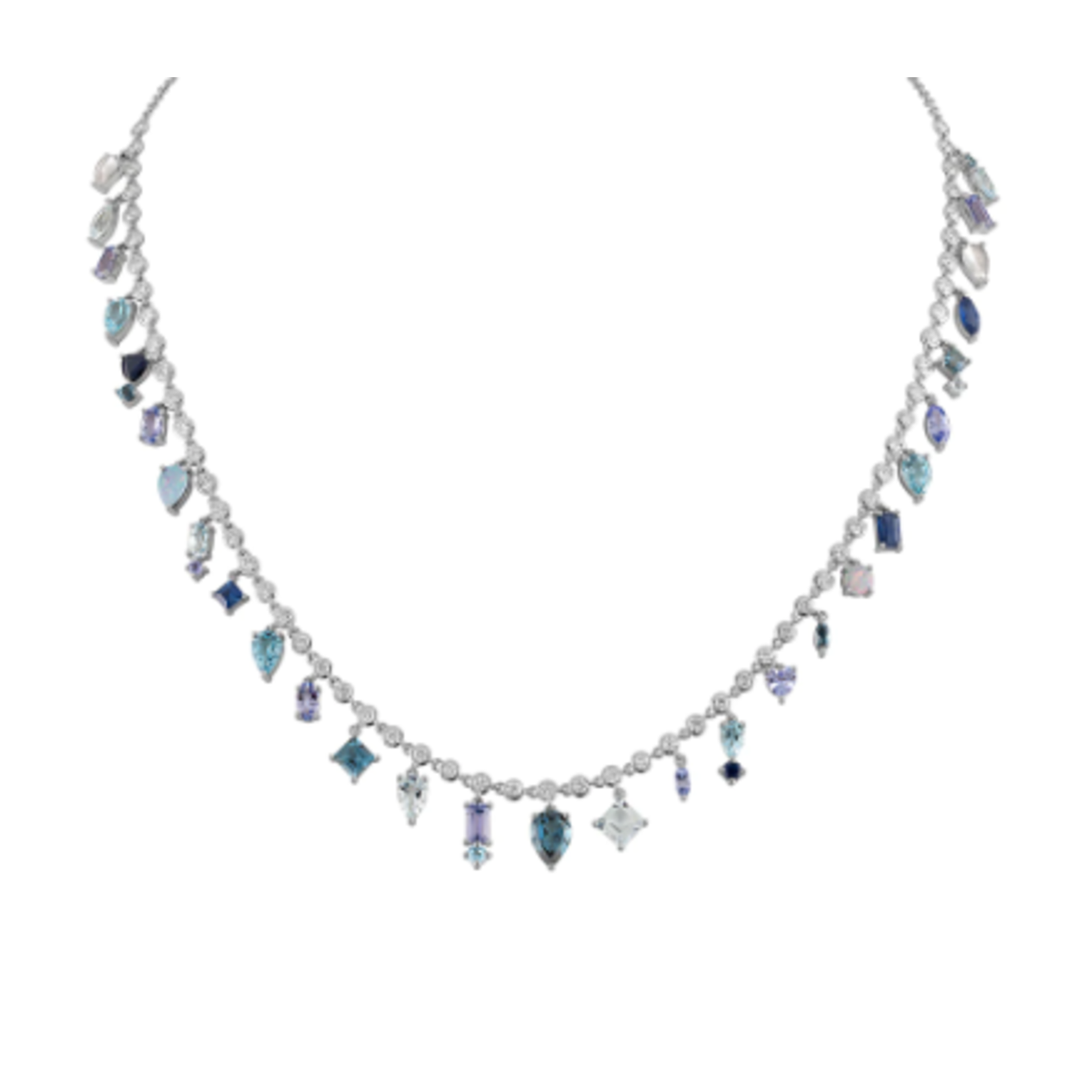 Eden Presley Shades of Blue Ep Collar Necklace