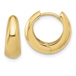Jill Alberts Hinged Huggie Hoop Earrings