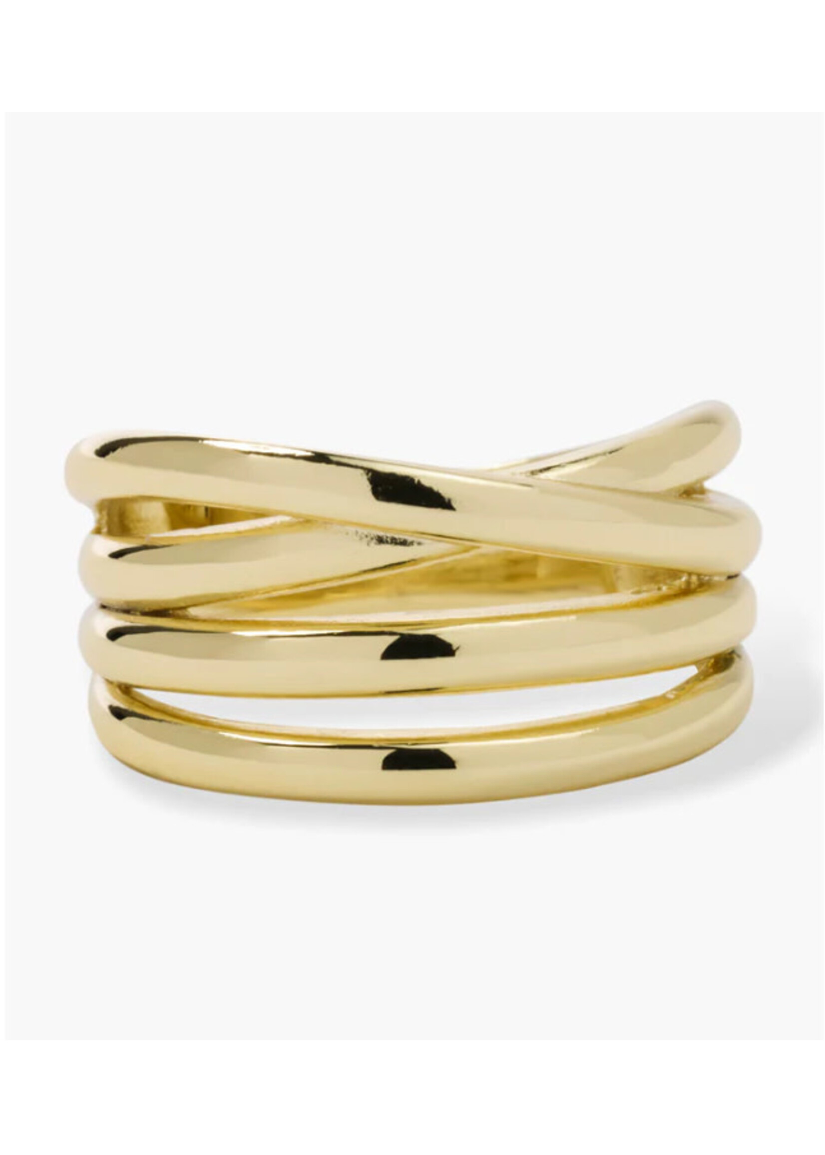 Melinda Maria “She’s So Smooth” Stacked Ring