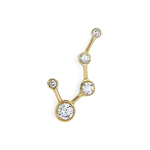 Logan Hollowell Left Big Dipper Diamond Constellation Earring