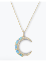 Melinda Maria She's an Icon Blue Moon Necklace