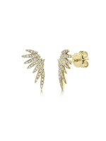 Jill Alberts Diamond Wing Earrings