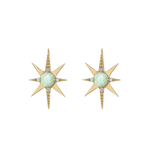 Eden Presley Large Opal Starburst Stud Earrings