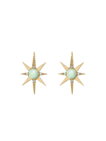 Eden Presley Large Opal Starburst Stud Earrings