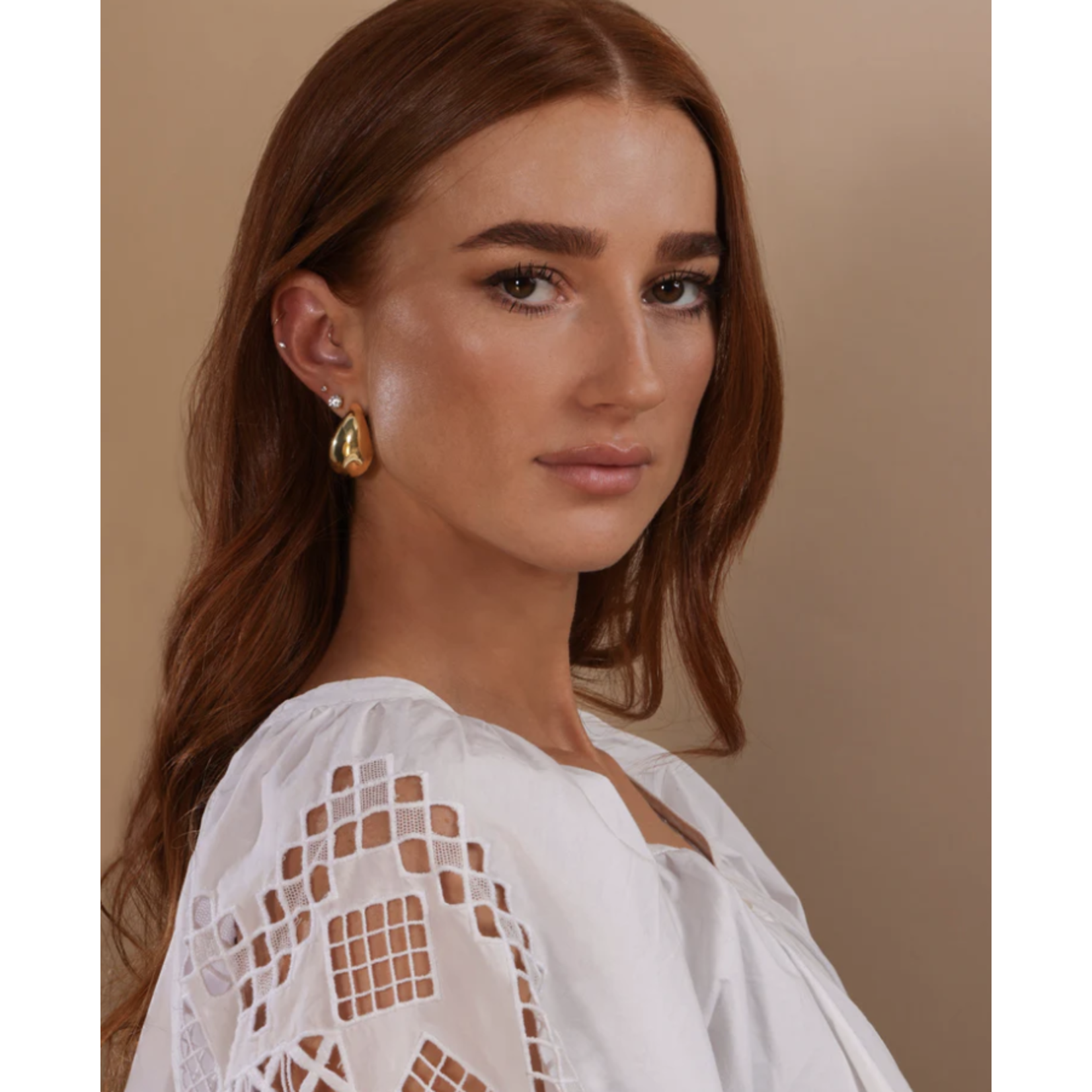 Melinda maria hoop earrings deals