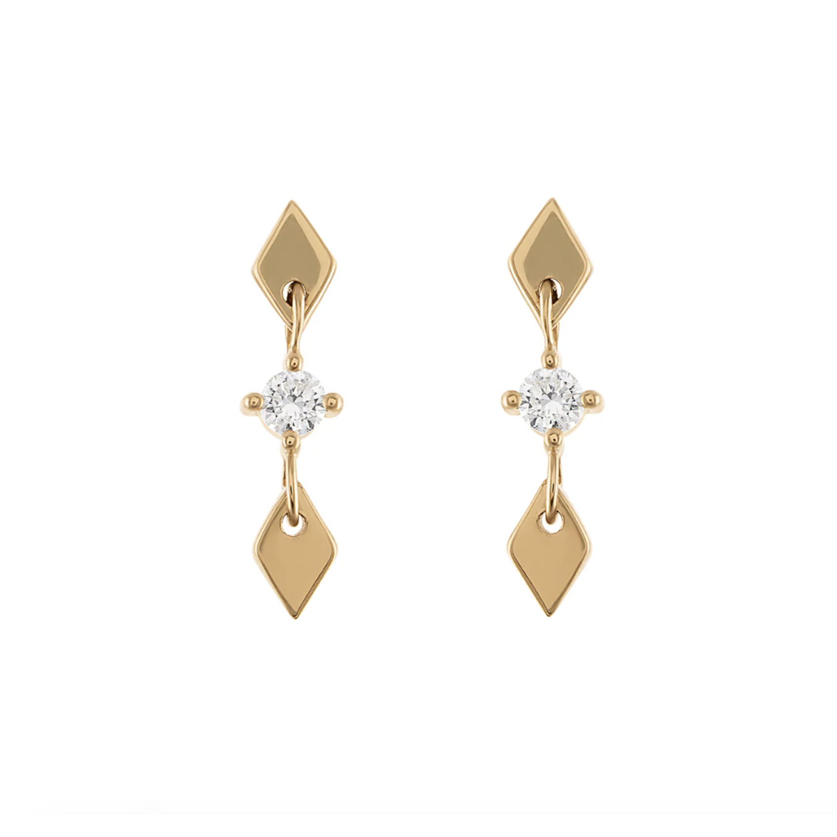 Eden Presley One Diamond Shine Stud Earrings