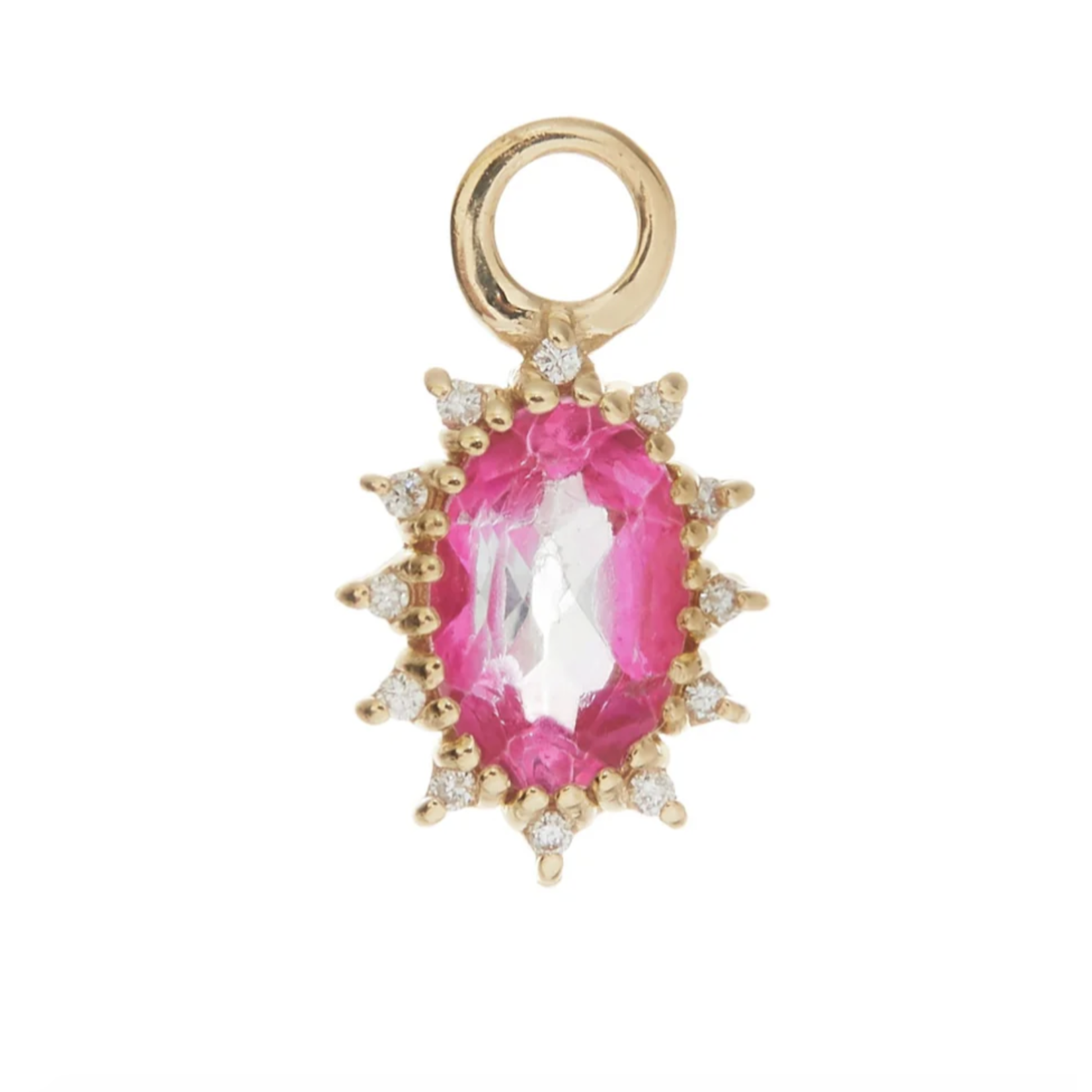 Scosha The Diana Charm in Pink Topaz