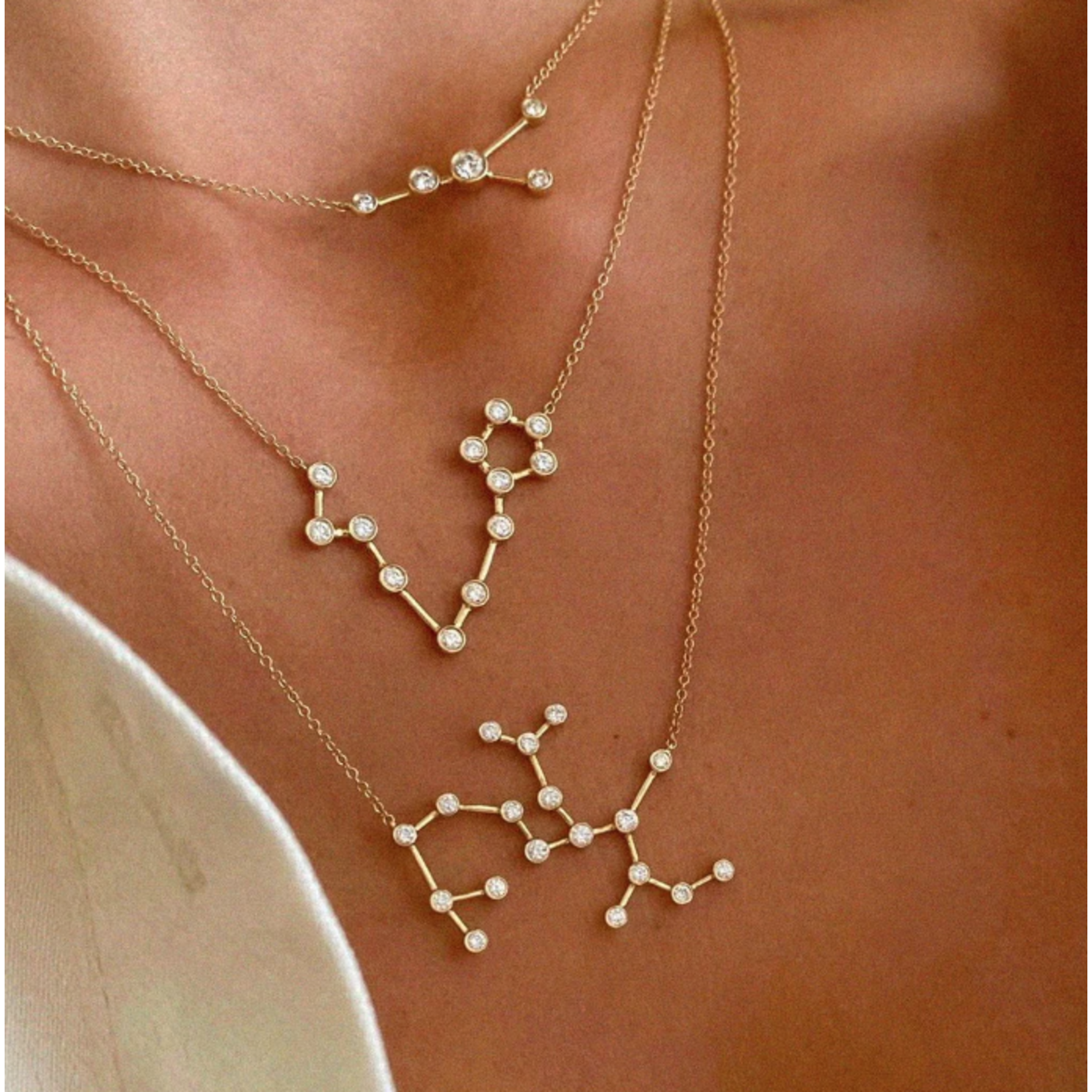 Logan Hollowell Cancer Constellation Necklace