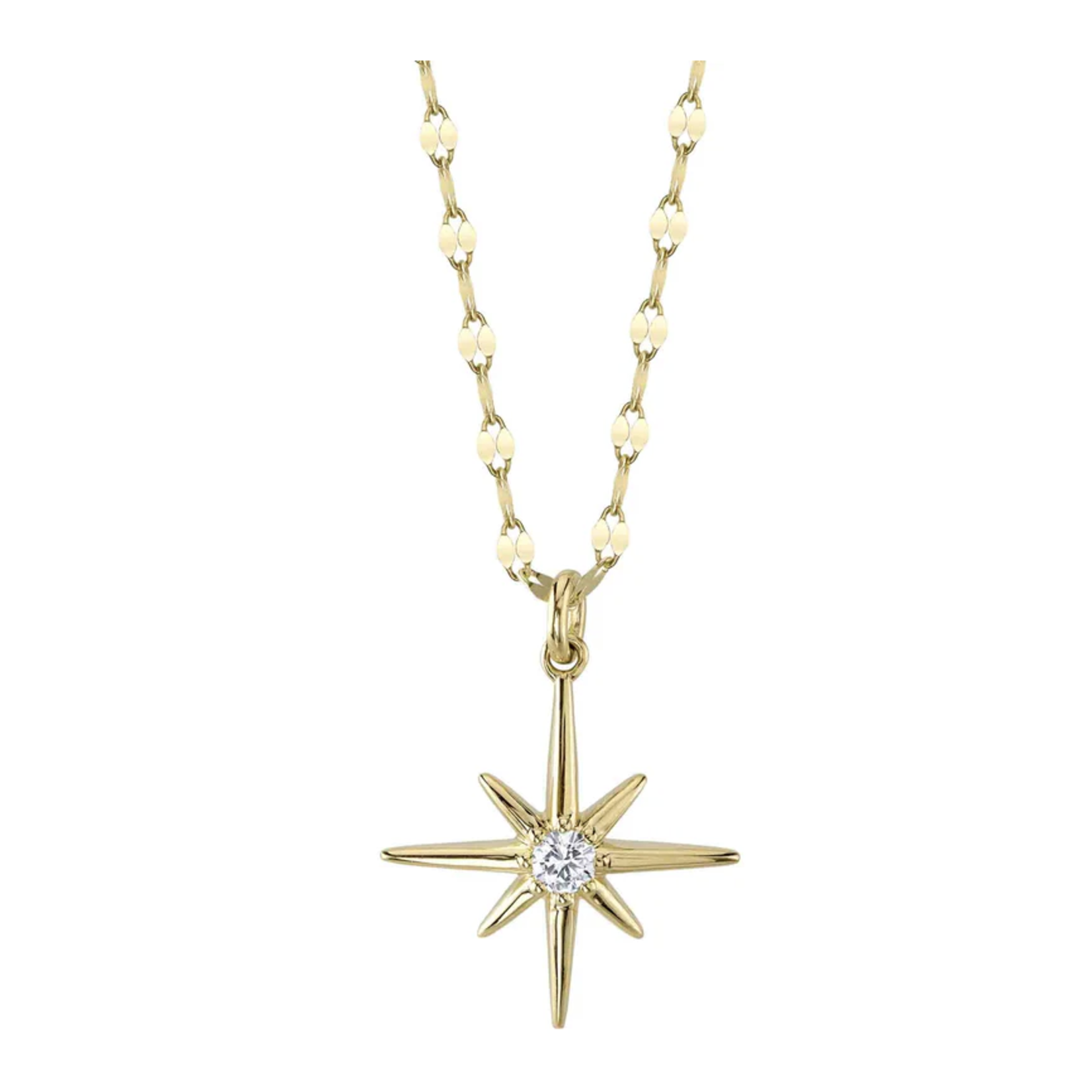 Jill Alberts Diamond North Star Necklace