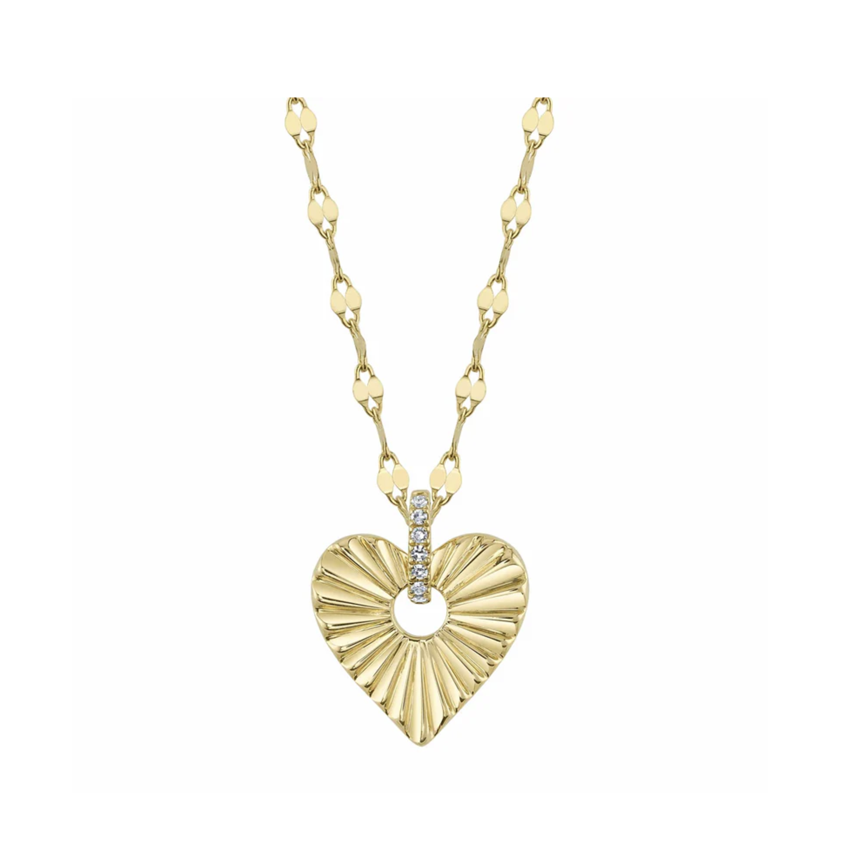 Jill Alberts Diamond Heart Necklace