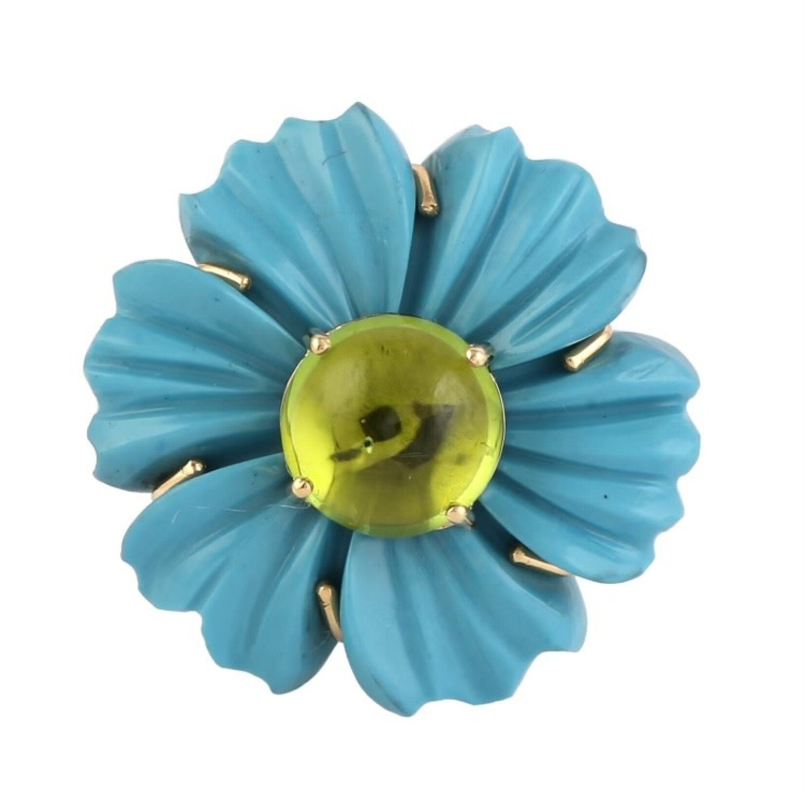 Anjali Tsavorite Flower Ring