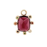 Scosha Genie Charm with Garnet