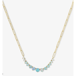 Melinda Maria Not Your Basic Ombre Samantha Tennis Necklace