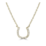 Jill Alberts Diamond Horseshoe Necklace