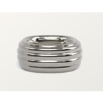 Silent Opus Ripple Square Ring