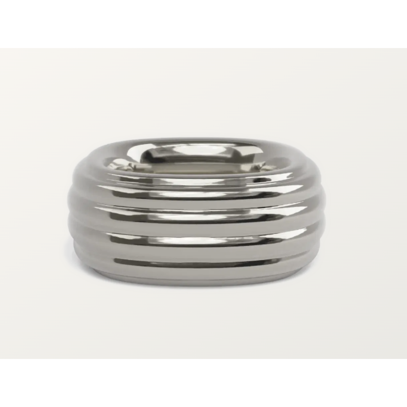 Silent Opus Ripple Square Ring