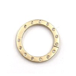 Liza Beth Round Hinged Charm with Diamonds