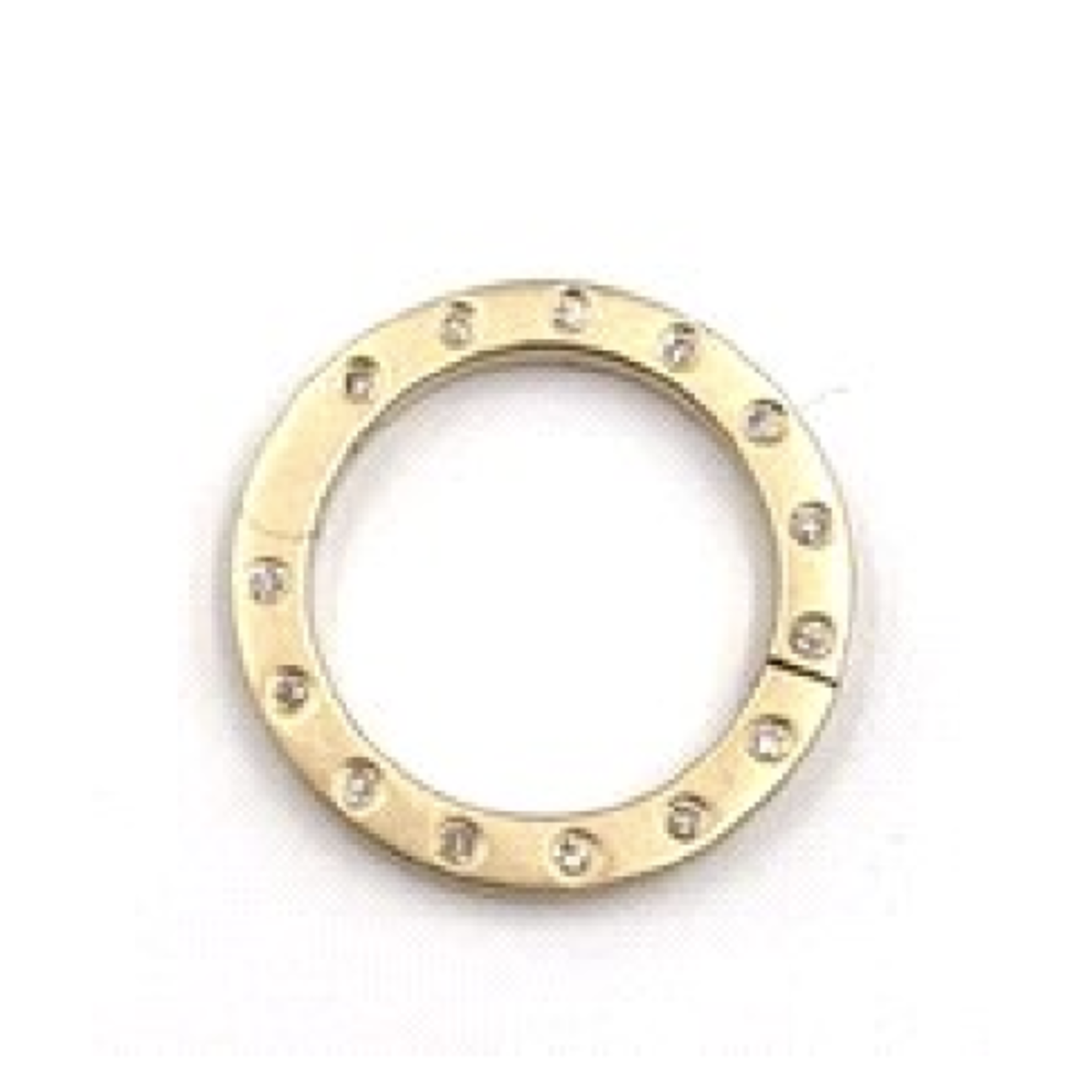Liza Beth Round Hinged Charm with Diamonds