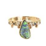 Unhada First Knight Boulder Opal Ring