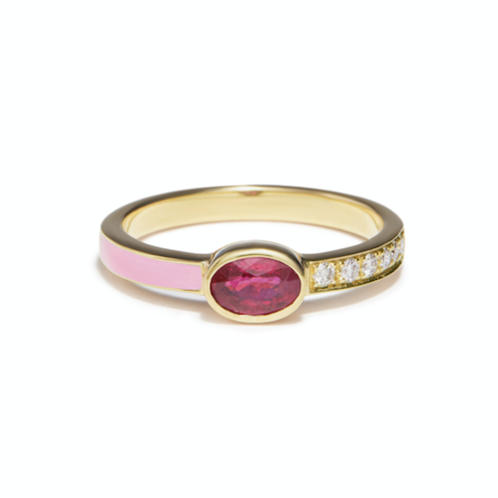 Unhada Ruby Tea Party Ring