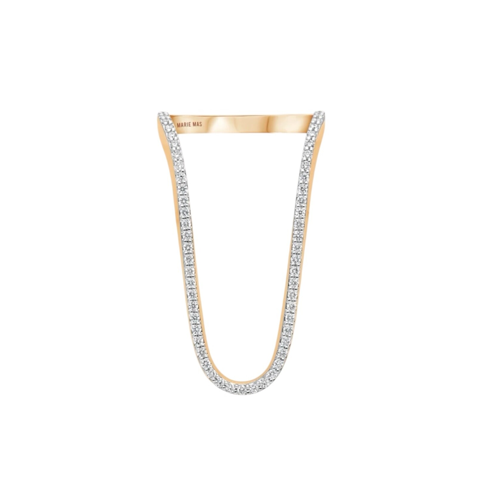 Marie Mas Half Pave Aurora Ring
