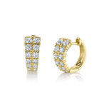 Jill Alberts Diamond Huggie Earrings