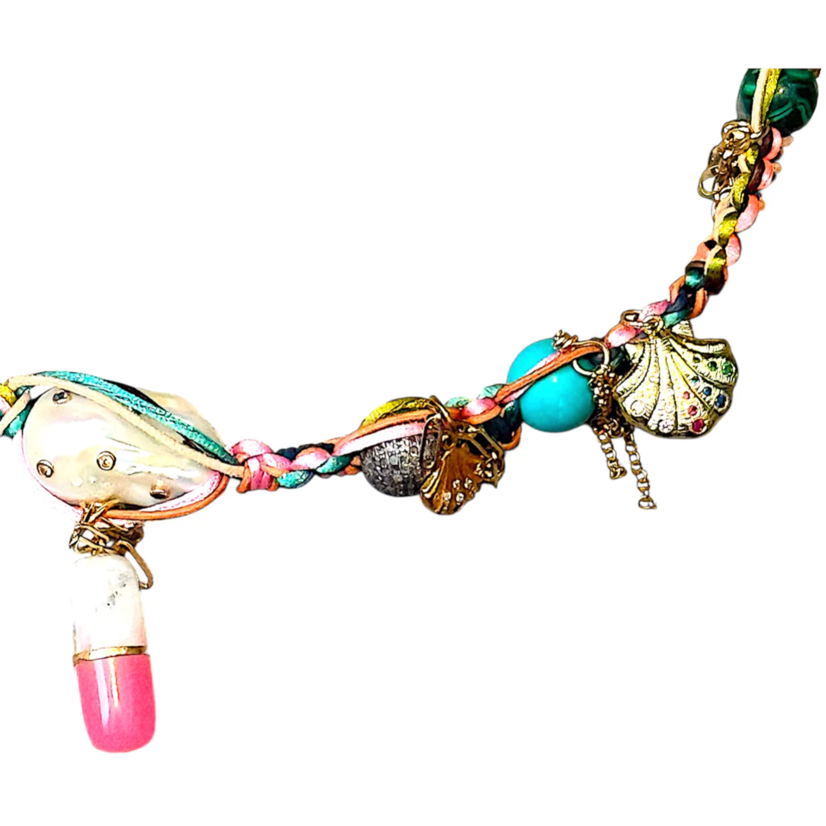 Joie DiGiovanni Diamond Pill Poppin Mermaid Rockstar Choker