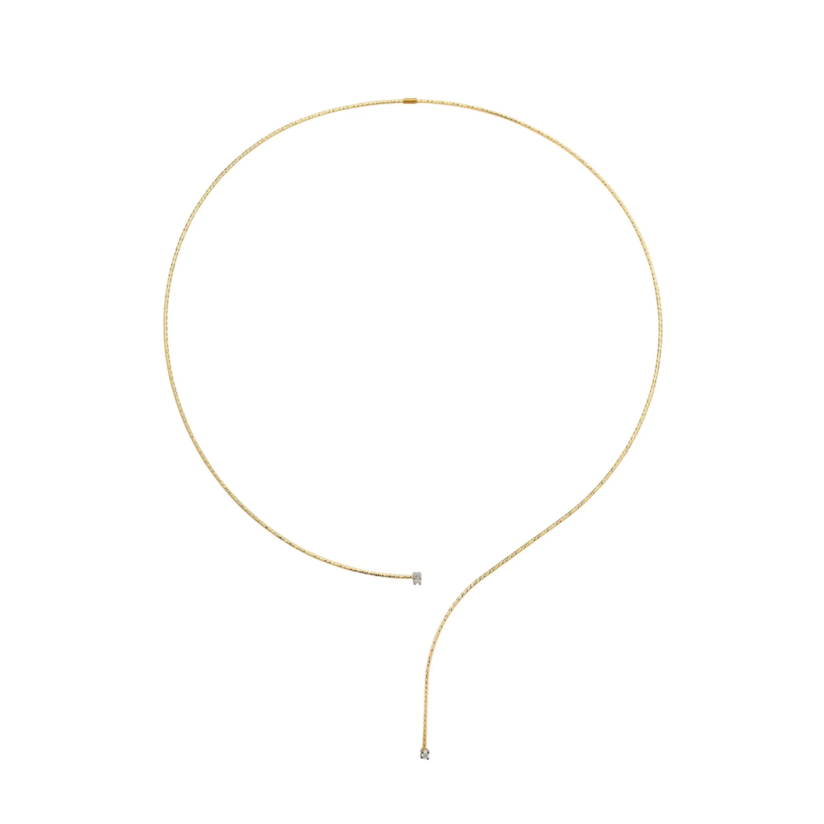 Ritique Wire Open Necklace with Diamond