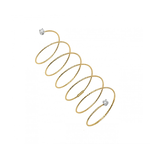 Ritique Wire Spiral Ring with Diamond
