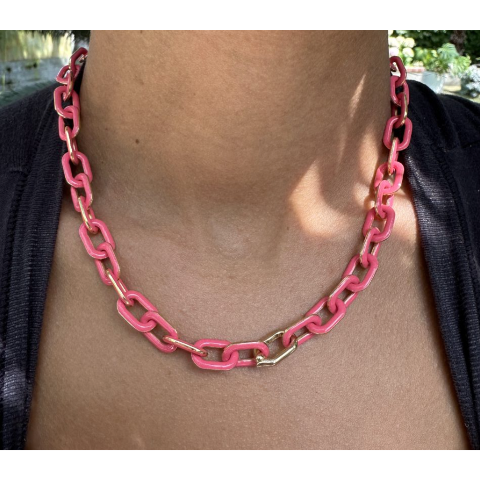 Royal Nomad Flamingo Pink Minnie Chain