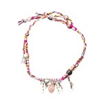 Joie DiGiovanni Pink Barbie Glow Scarab Rockstar Choker