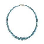 GuitaM Strand of Grey Australian Opal Necklace