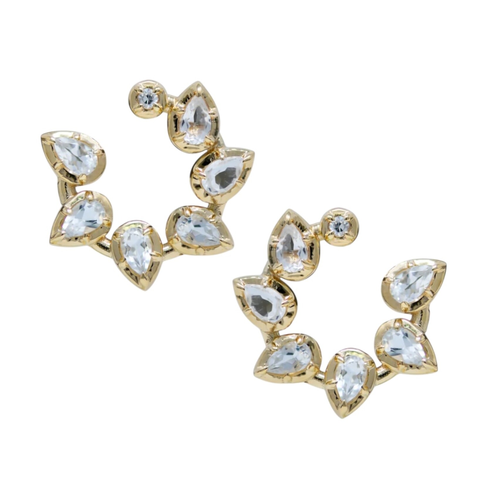 Anzie Melia Front to Back Hoops