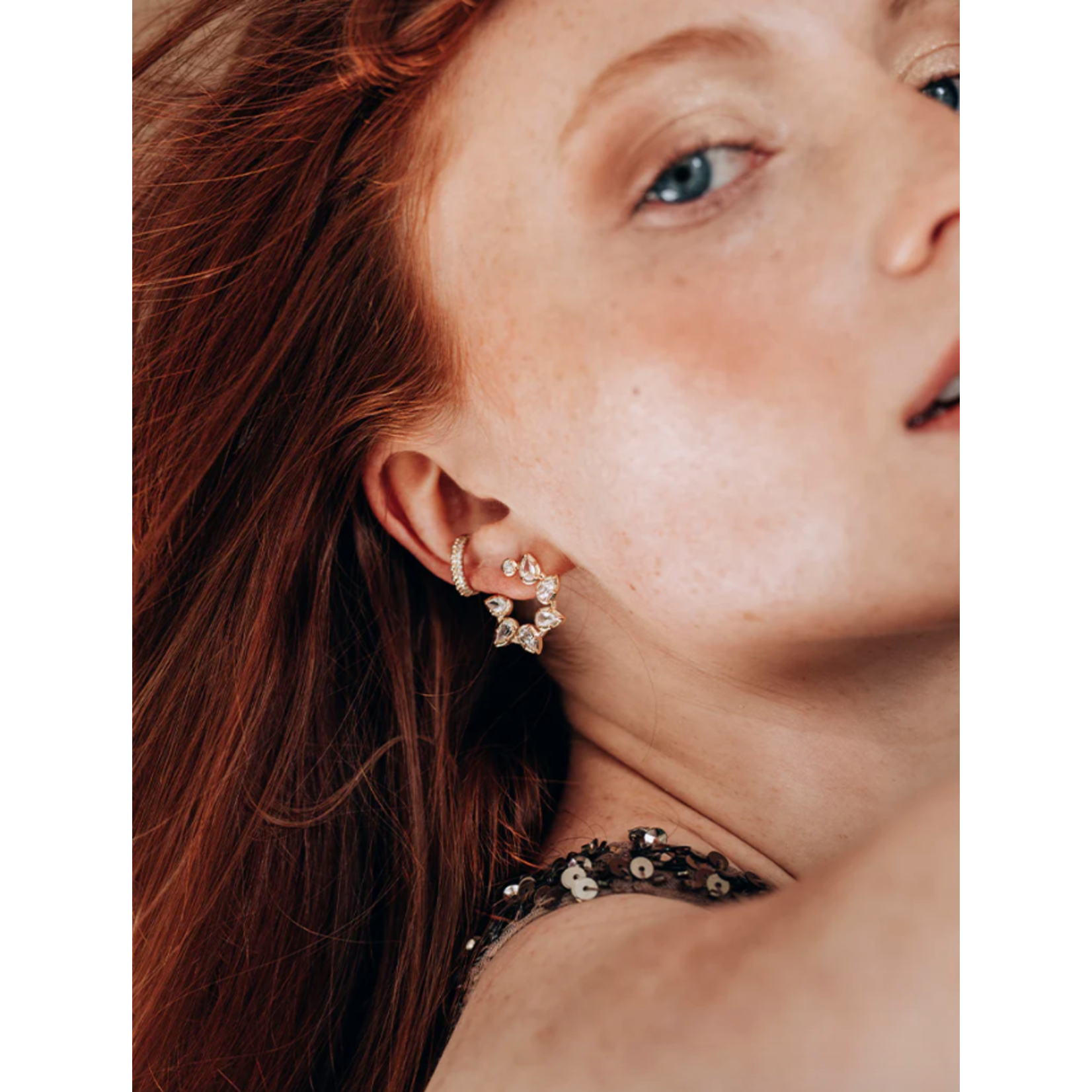 Anzie Melia Front to Back Hoops