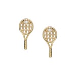 Anzie Love Letter Kelly Tennis Racket Studs
