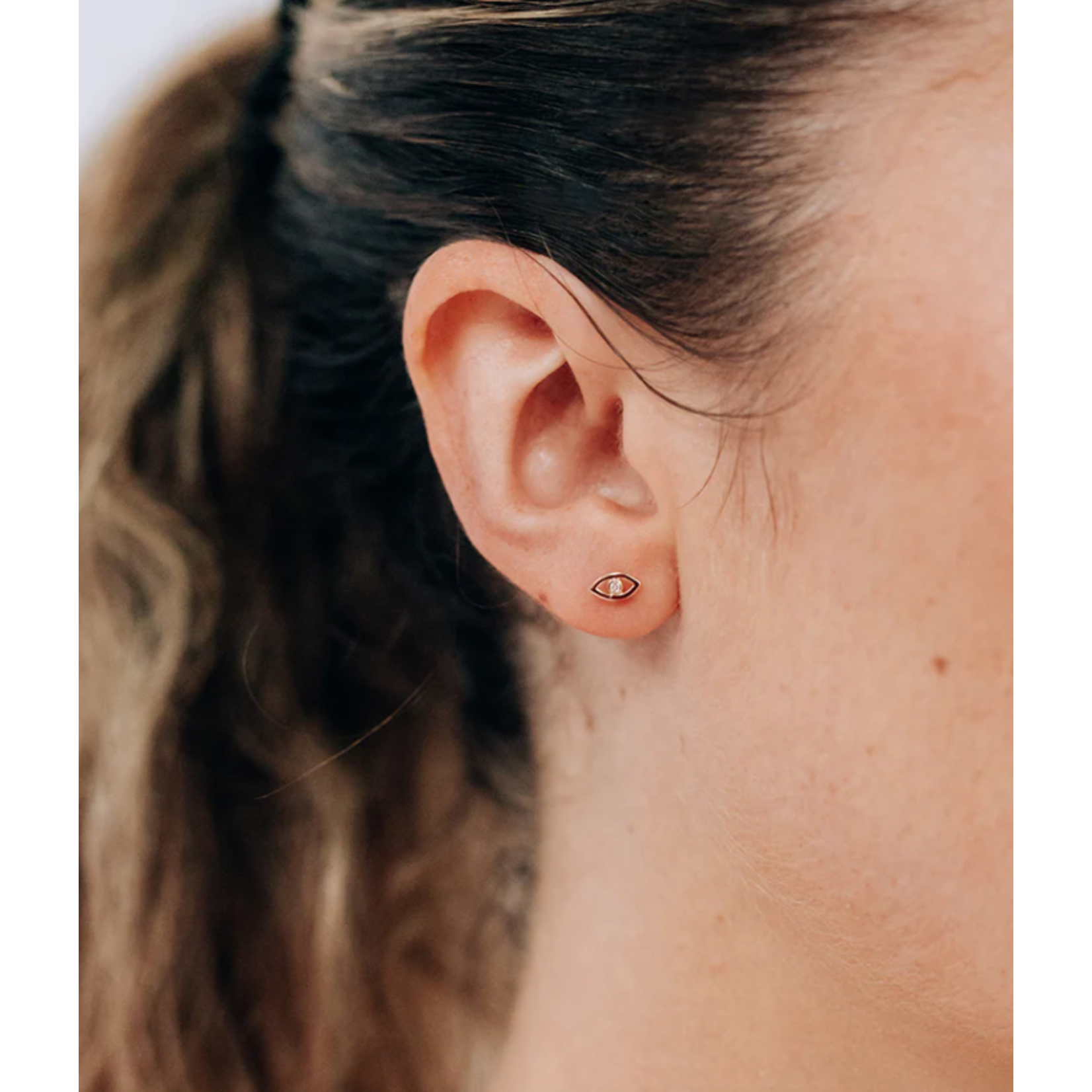 Anzie Icon Evil Eye Studs