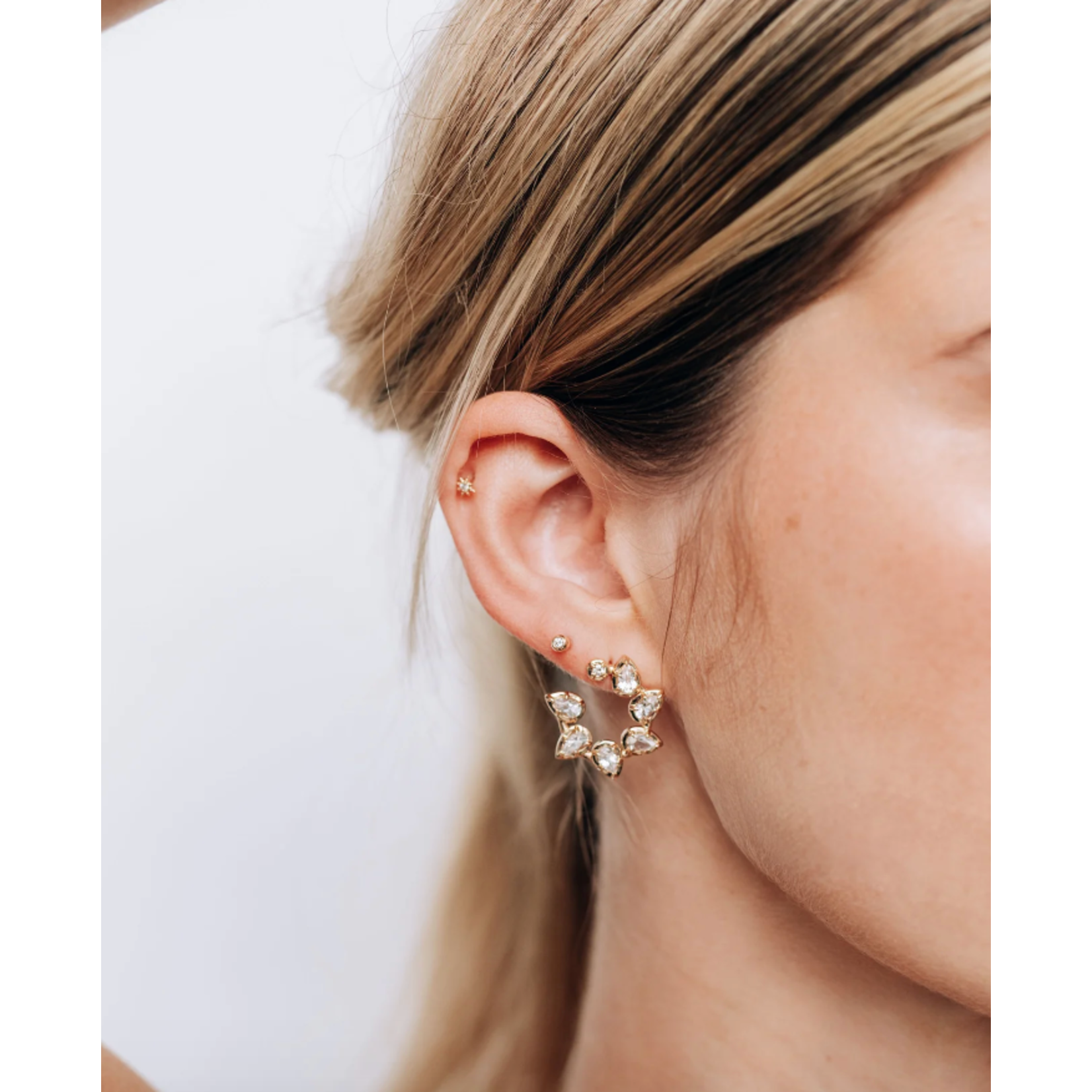 Anzie Soldera Cleo Round Studs