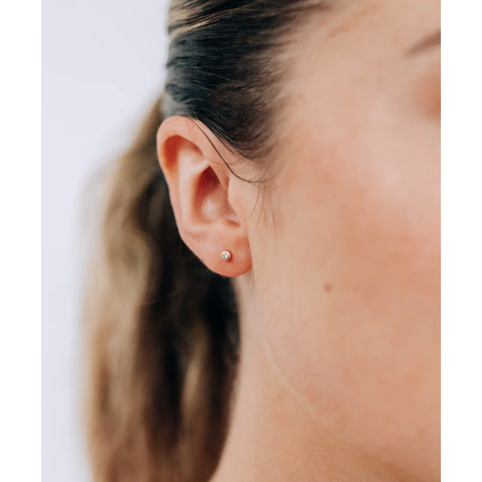 Anzie Soldera Cleo Round Studs