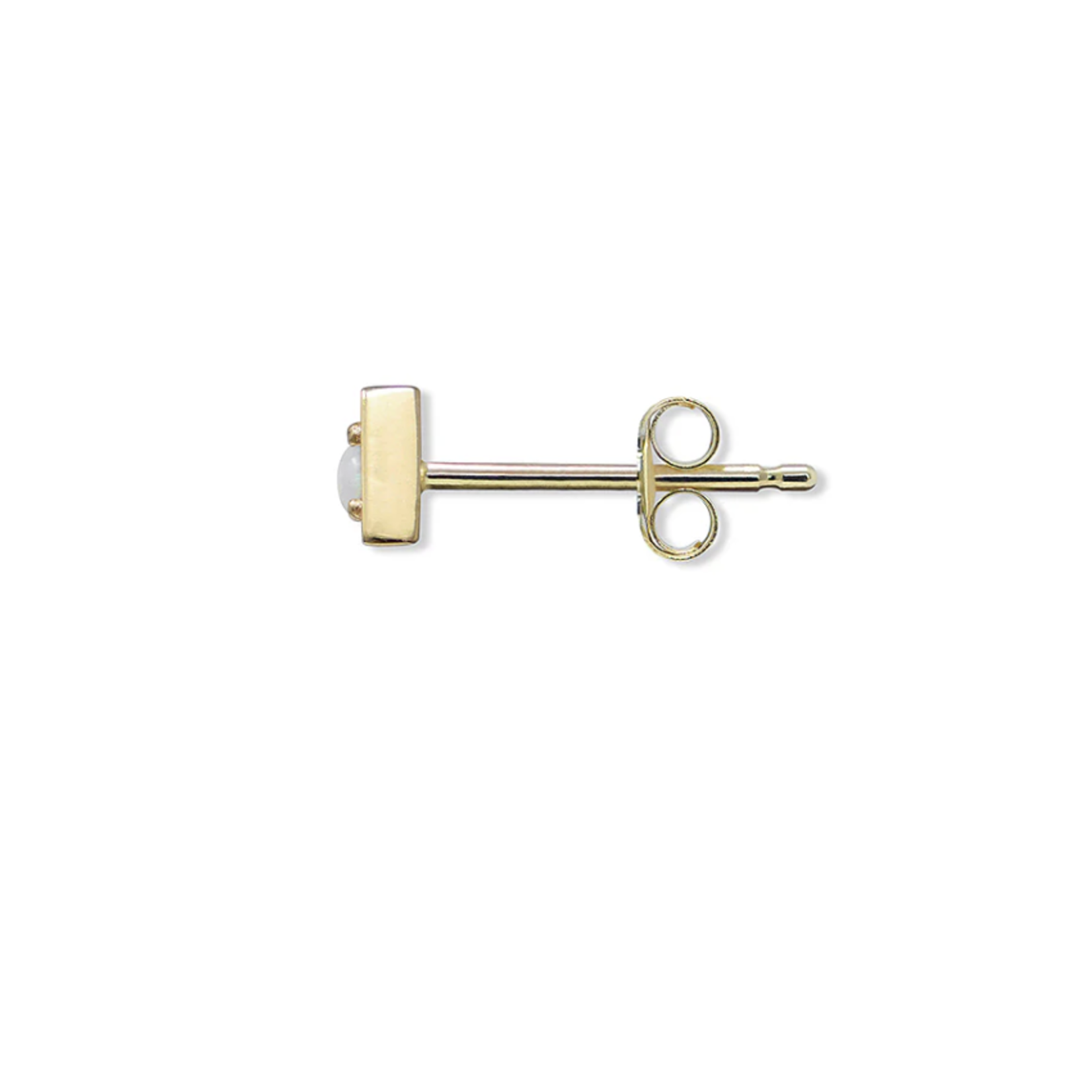 Anzie Cleo Triangle Gemstone Studs