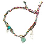 Joie DiGiovanni Sparkling in Love Star Amazonite Heart Rocker Choker
