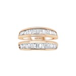 Marie Mas Starlight U Ring Paved Diamonds