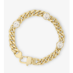 Melinda Maria Julian Triple Diamond Cuban Bracelet